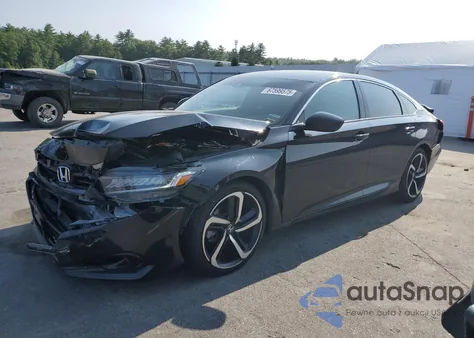 2021 Honda Accord Sport из США, поврежденный, VIN 1HGCV1F38MA101665